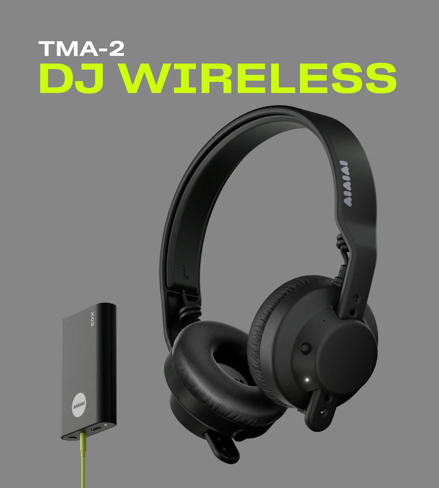 AIAIAI TMA-2 DJ Wireless com transmissor W+ · fone profissional sem fio para DJ