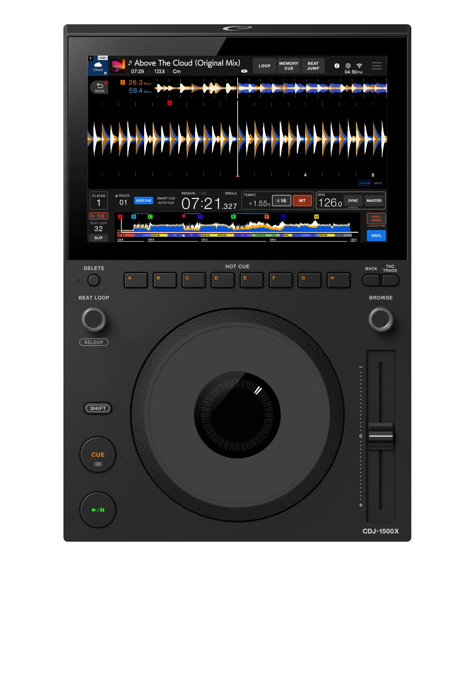 CDJ-1500X da AlphaTheta · Pioneer DJ