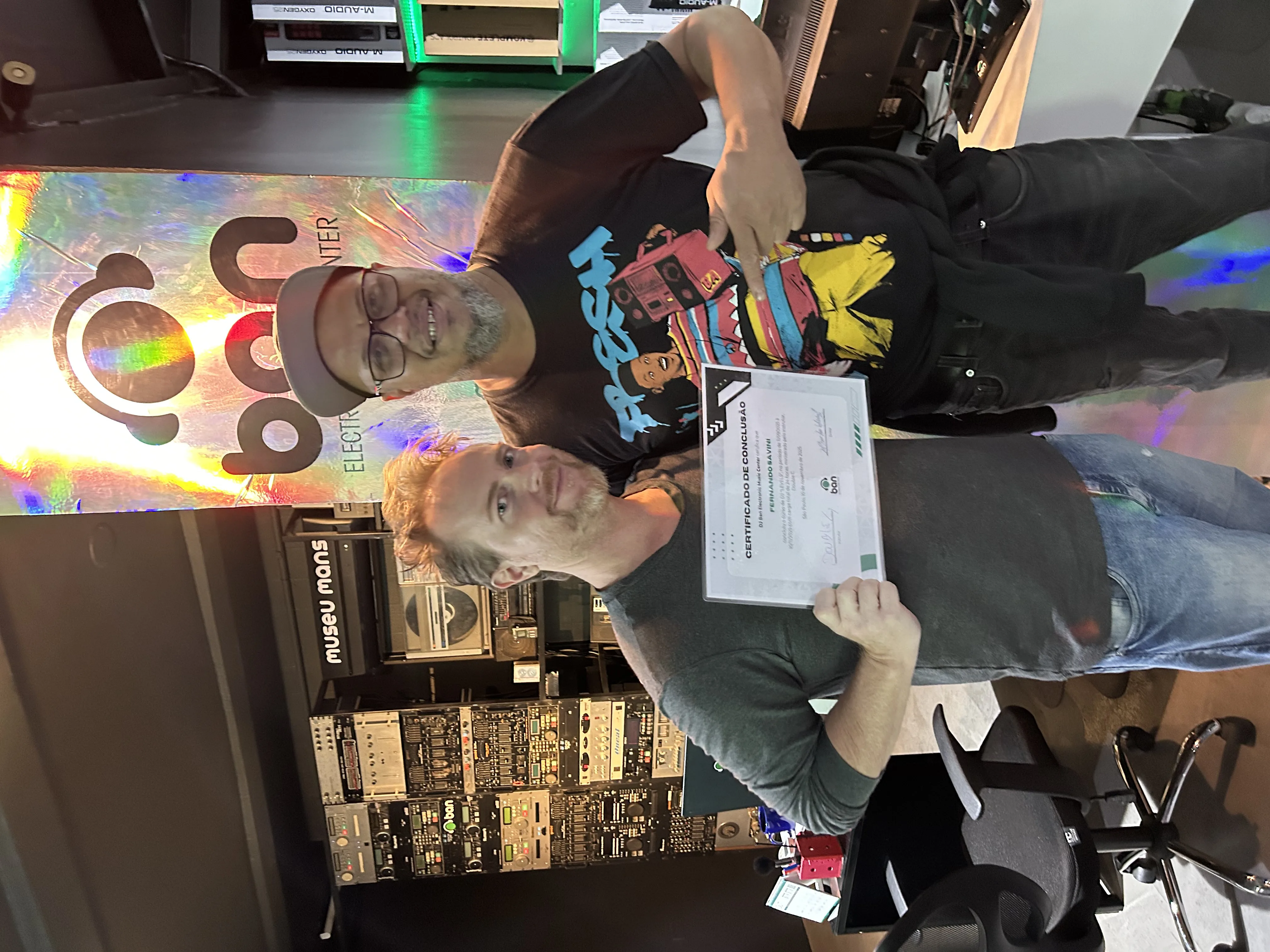 Aluno formado DJ Ban EMC