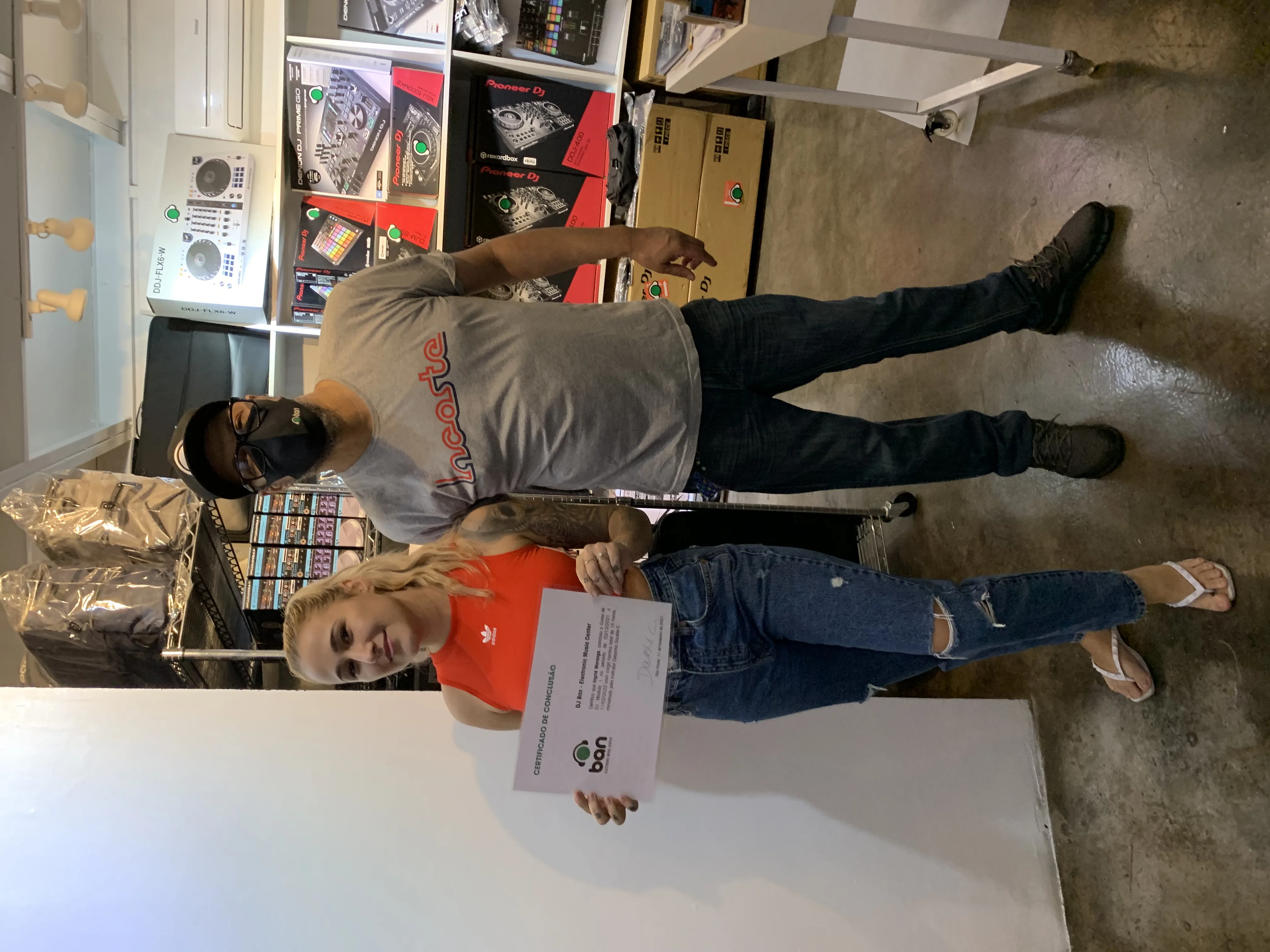 Aluno formado DJ Ban EMC