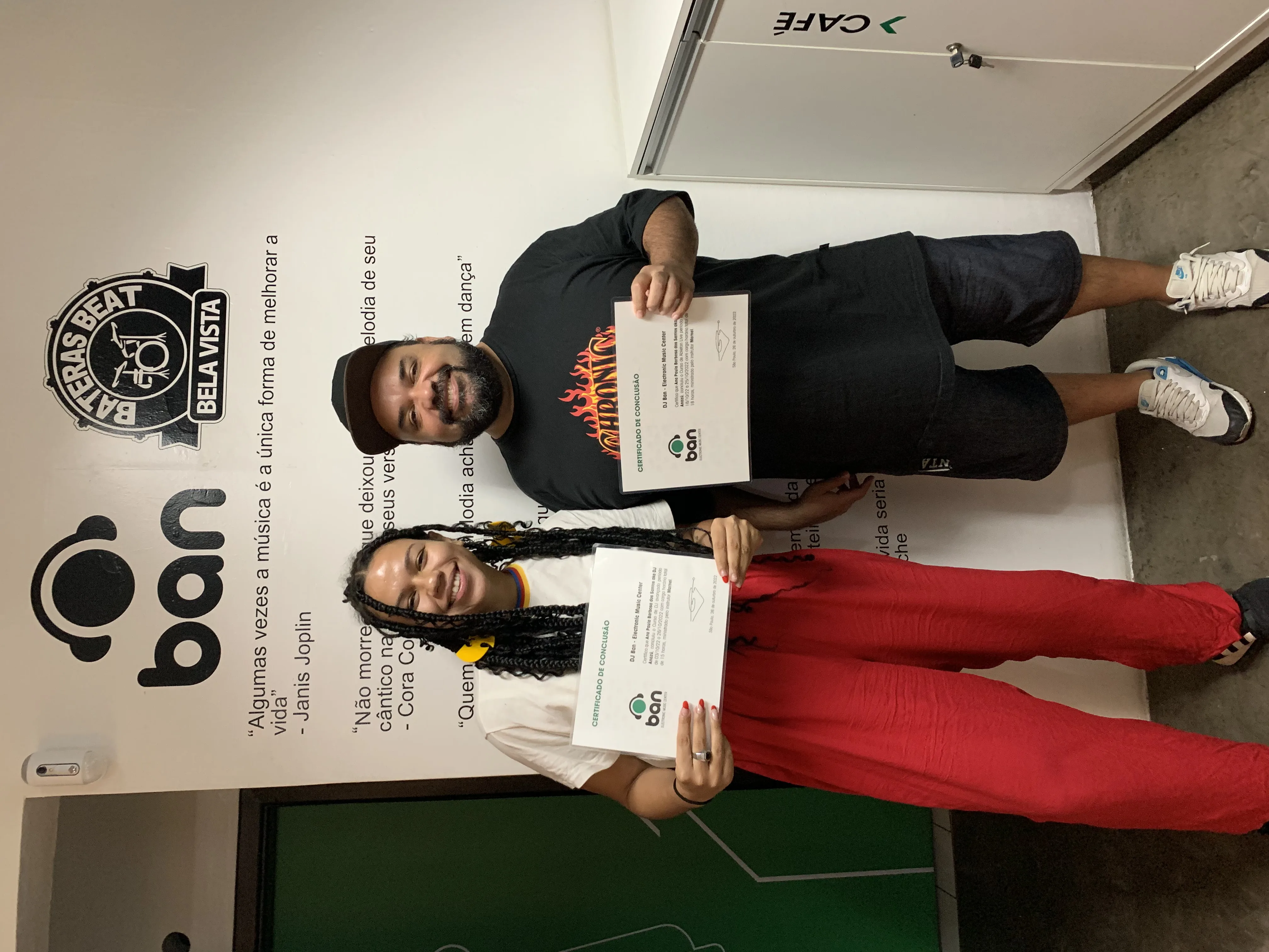 Aluno formado DJ Ban EMC