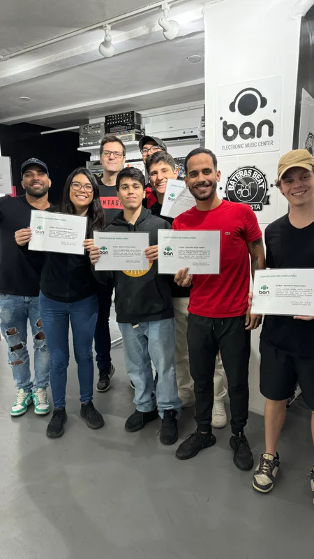 Aluno formado DJ Ban EMC