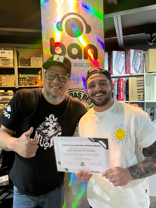 Aluno formado DJ Ban EMC