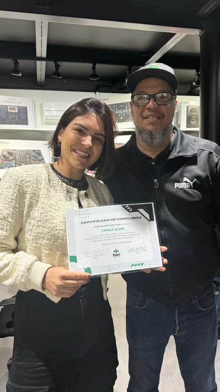 Aluno formado DJ Ban EMC