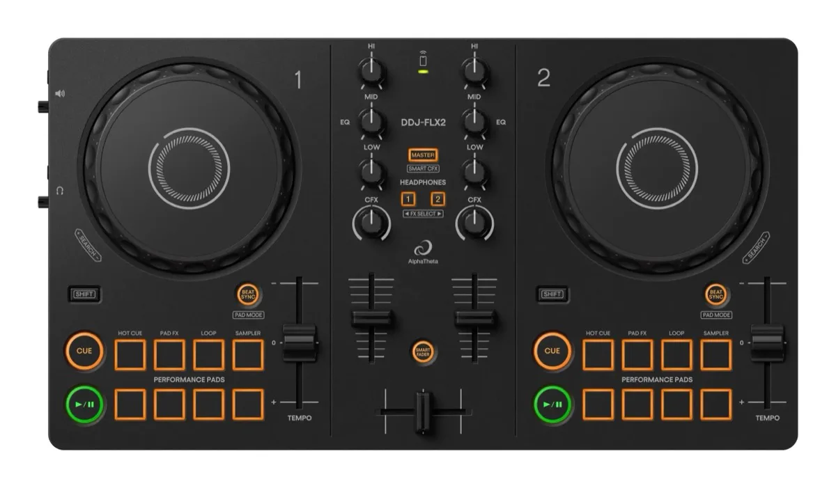 DDJ-FLX2 · Controlador DJ ultra-compacto AlphaTheta