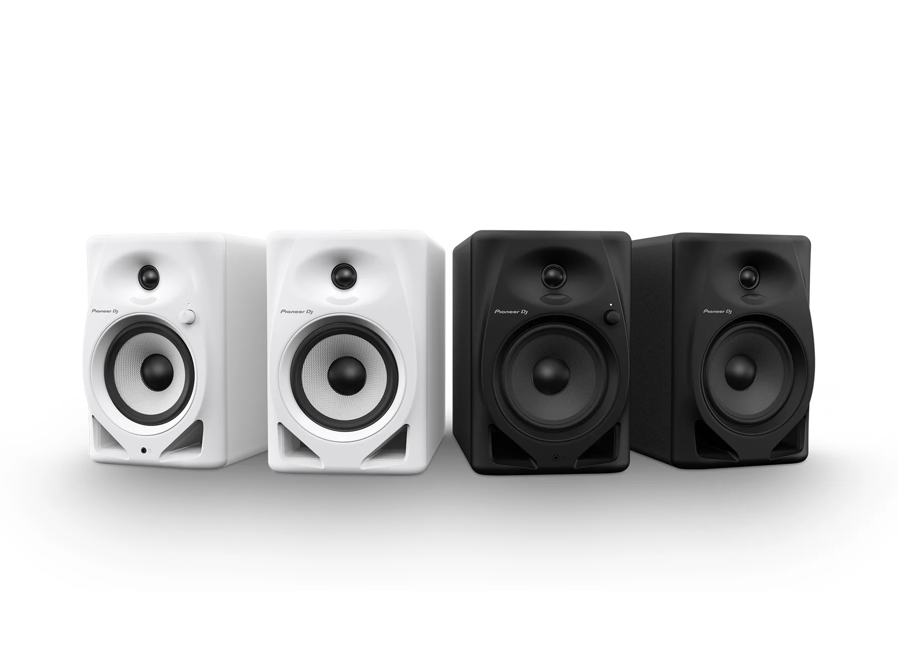 DM-50D · Monitor de mesa Pioneer DJ · par branco e preto