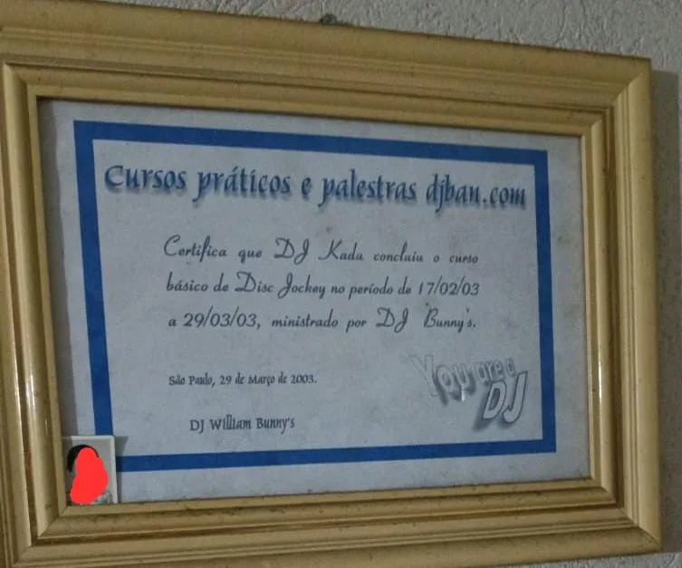 Certificado DJ Ban EMC