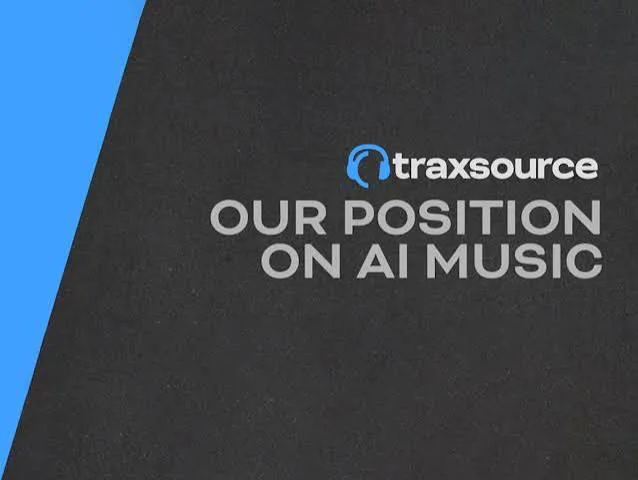 Arte oficial do Traxsource · Our Position on AI Music